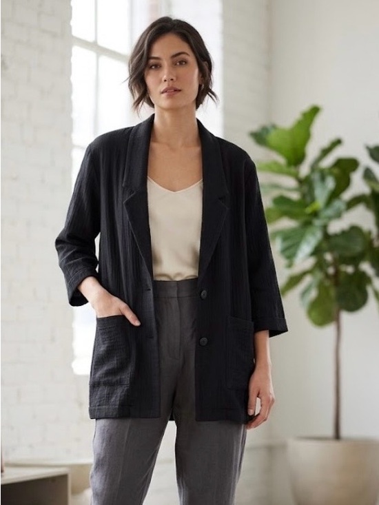 Eve Gravel Jackets & Blazers - Eve Gravel Blazer, black, size extra small